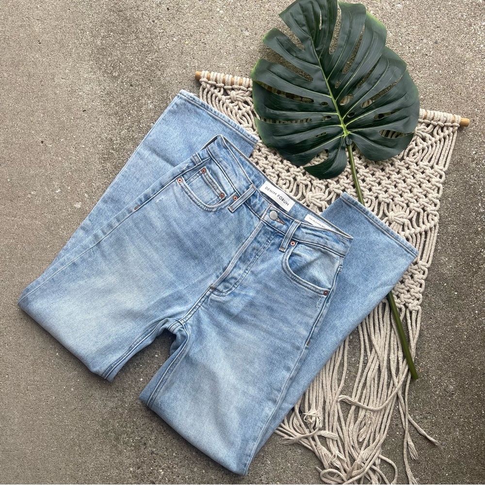 Denim Forum Jeans Size 24 - The Arlo High Rise Straight